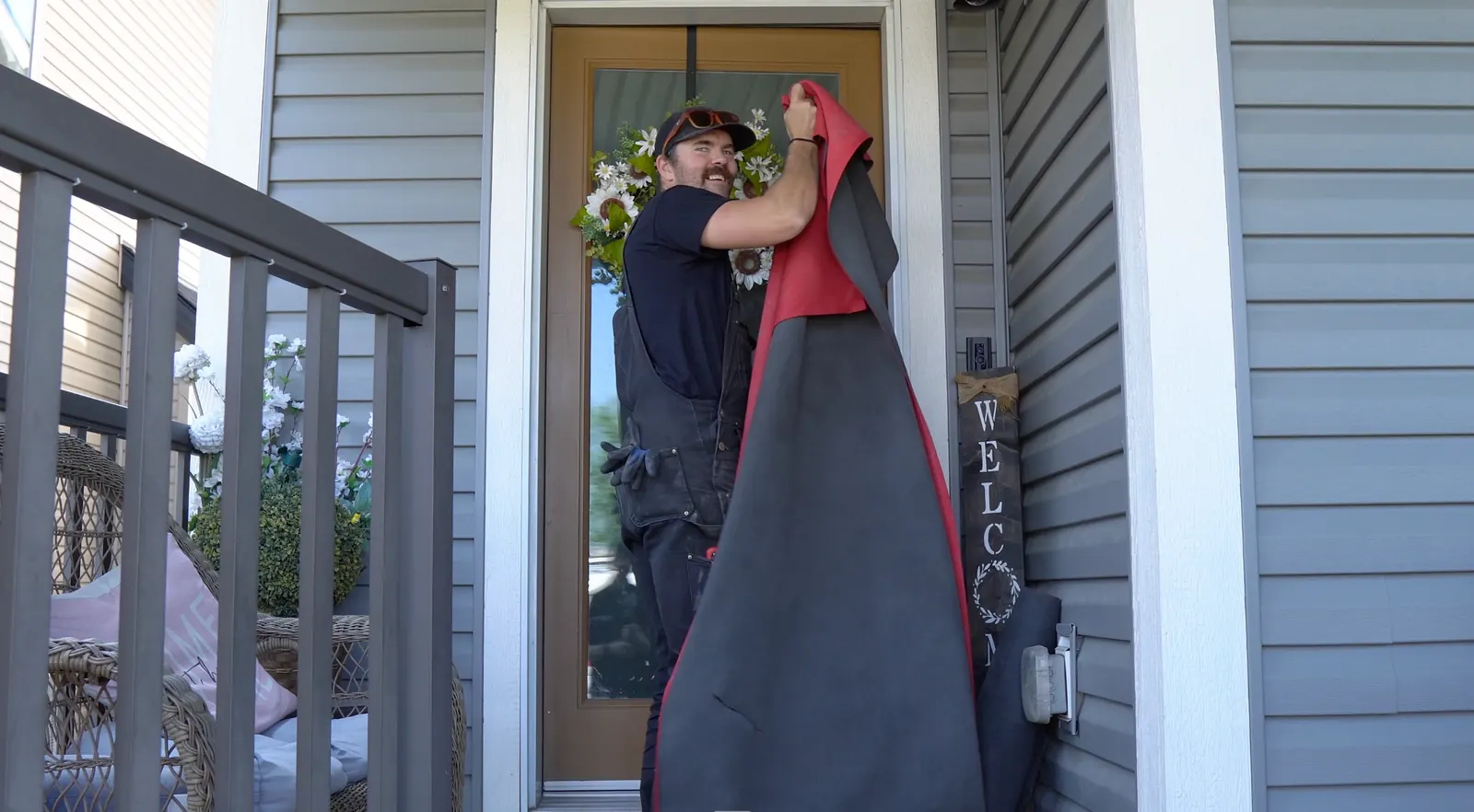 Alberta Mountain Air technician on a Calgary service call