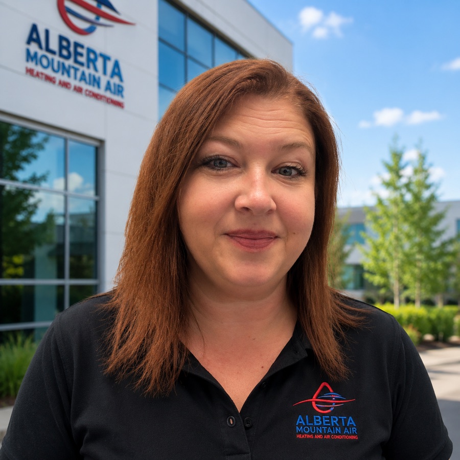 Jennifer, office admin and safety admin at Alberta Mountain Air