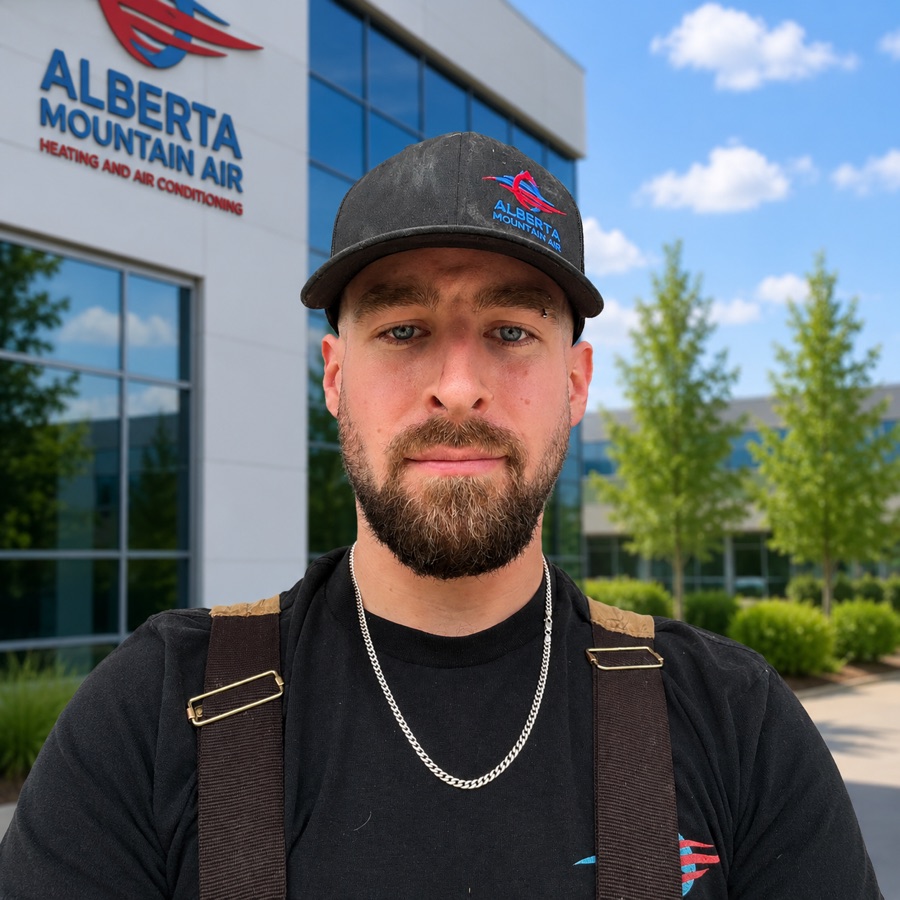 Kyle H., apprentice at Alberta Mountain Air