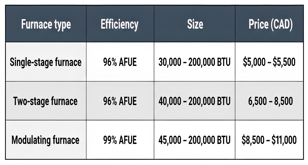 Furnace Cost Calgary (2026)—Replacement Furnace Prices and Savings Tips