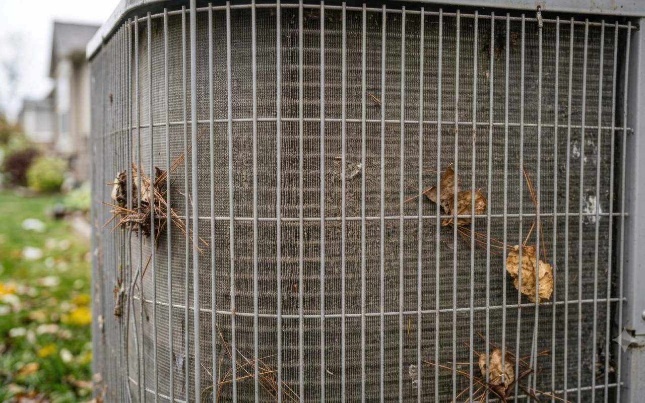Dirty Condenser Fins