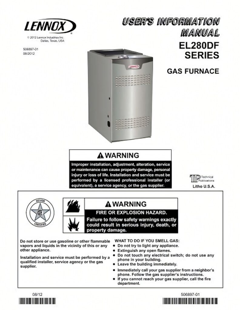 Lennox User Manual