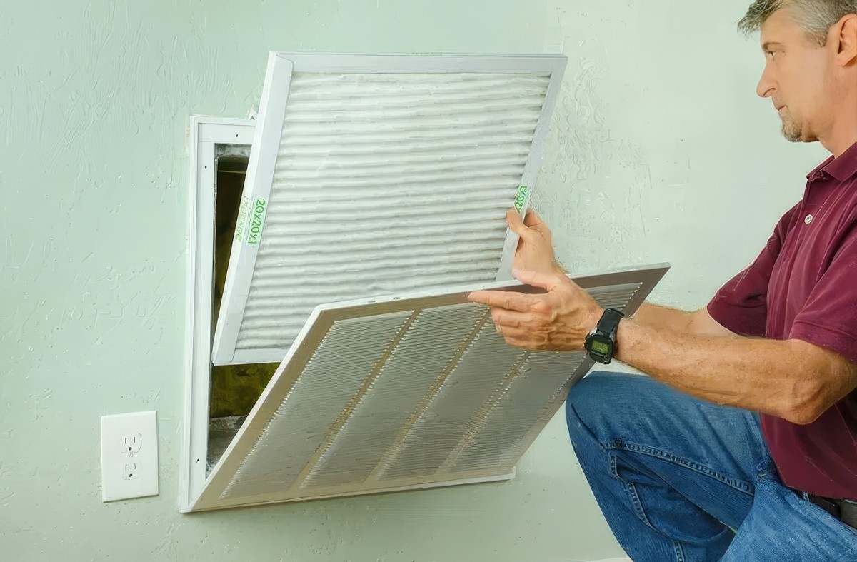 HVAC Filter in Return Vent
