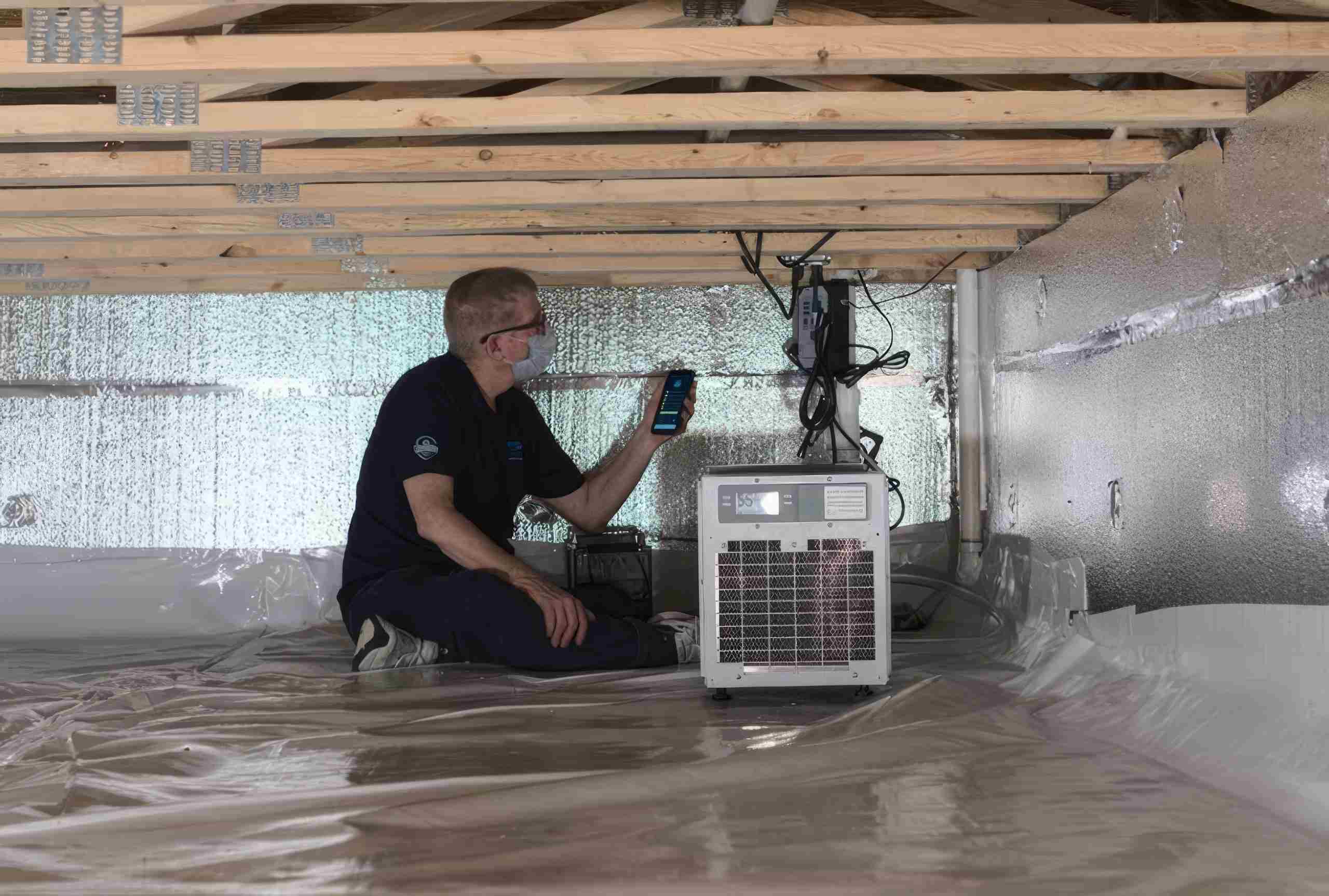 Reduce Moisture in Crawl Spaces