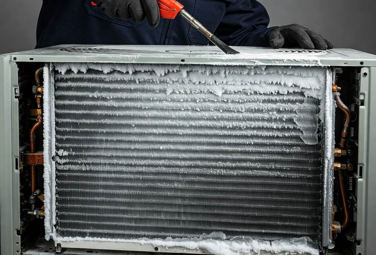 Frozen AC Coil